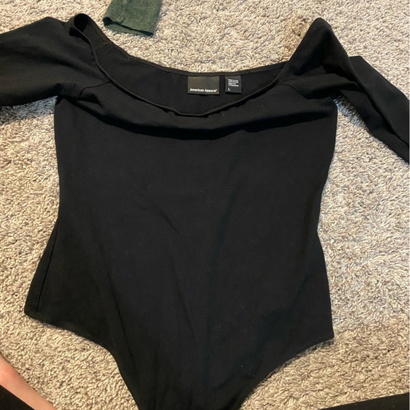 Black off shoulder body suit - Picture 1 of 1